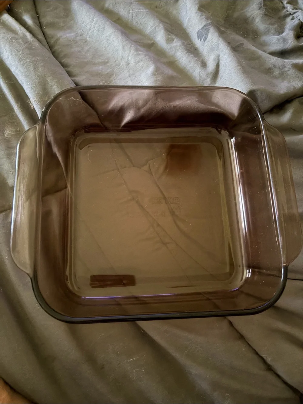 Pyrex Amber Brownie Dish